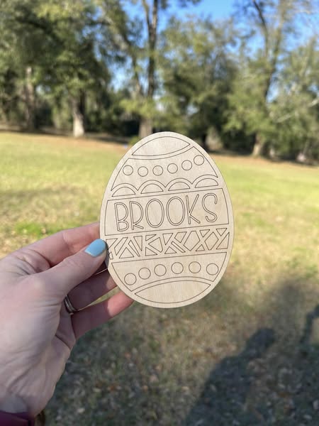 Personalized Easter Egg