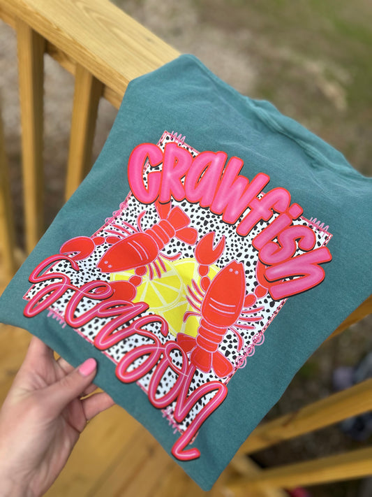 Crawfish Season Shirt - Comfort Colors