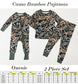 Camo Bamboo Pajamas - Zipper Footie